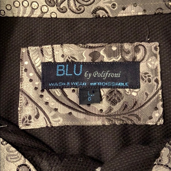 BLU by POLIFRONI LS Button Down Dress Shirt (M-50) - Picture 3 of 8